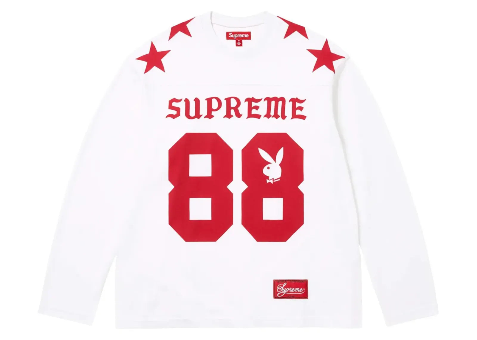 Supreme x Playboy Long-Sleeve Top White