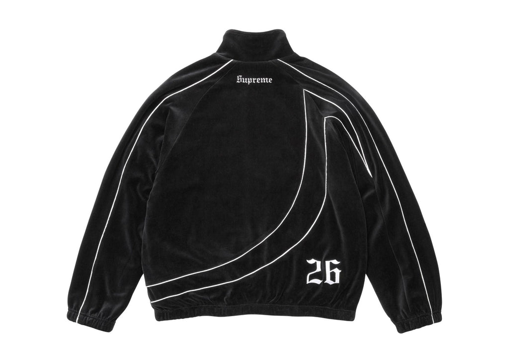 Supreme x Umbro Velour Track Jacket Black