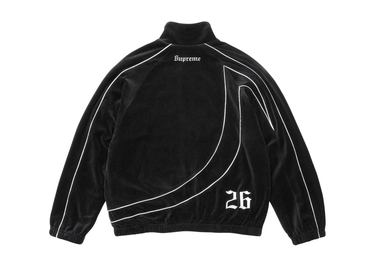 Supreme x Umbro Velour Track Jacket Black