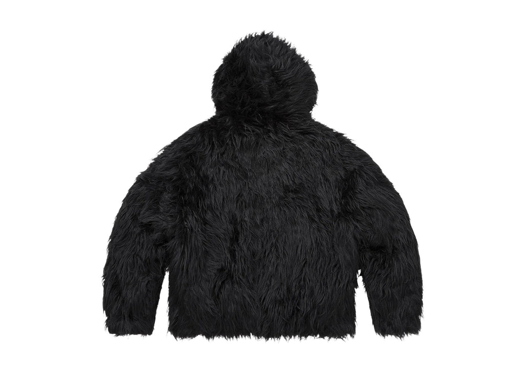Supreme x Ys Faux Fur Windstopper Hooded Bomber Jacket Black