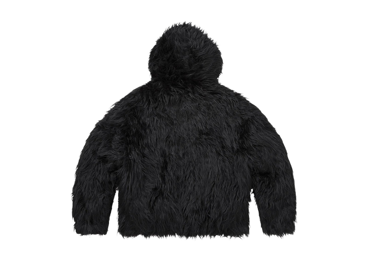 Supreme x Ys Faux Fur Windstopper Hooded Bomber Jacket Black
