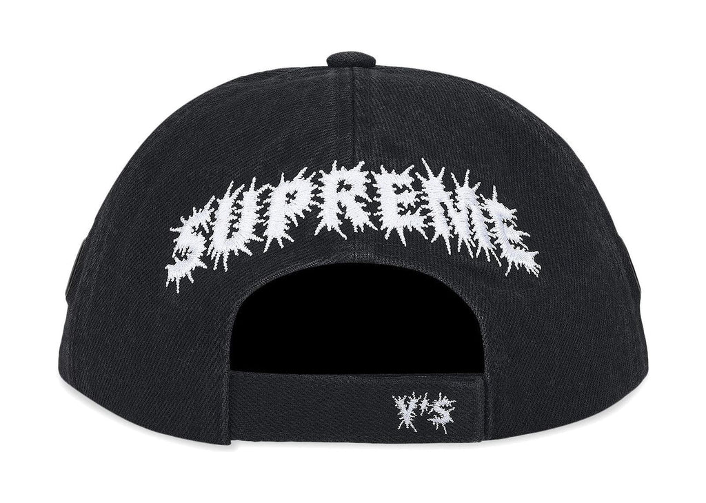 Supreme x Ys Grommet 6-Panel Washed Black