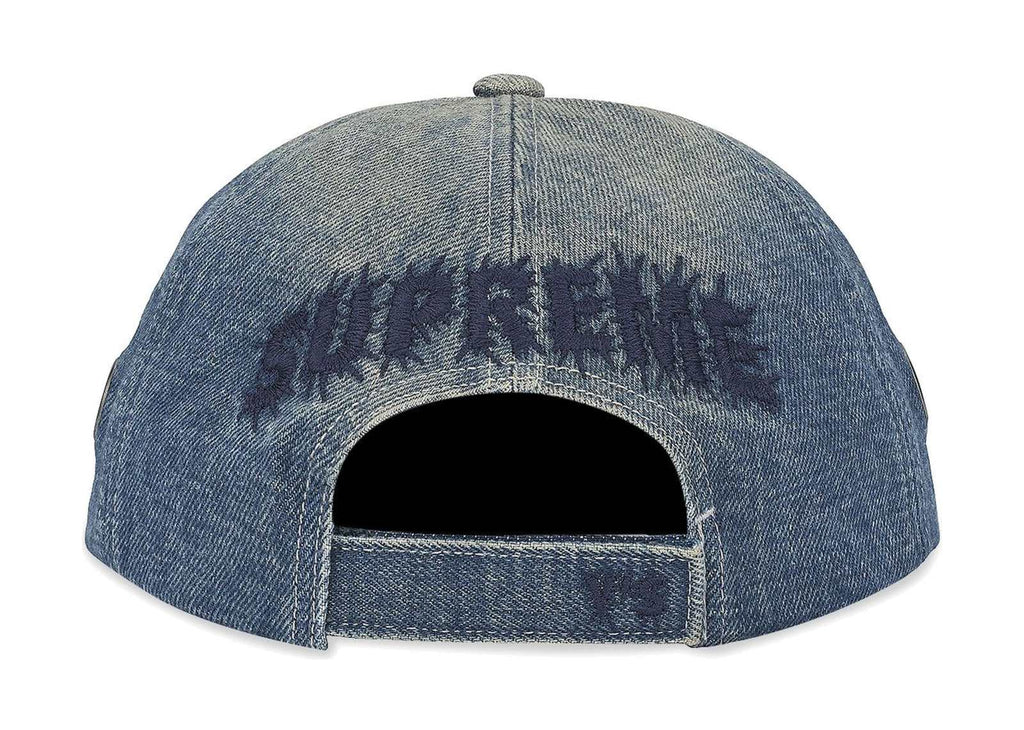 Supreme x Ys Grommet 6-Panel Washed Blue