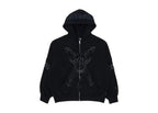 Supreme x Ys Zip Up Hooded Sweatshirt Black