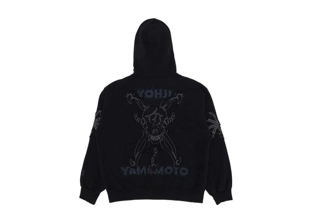 Supreme x Ys Zip Up Hooded Sweatshirt Black