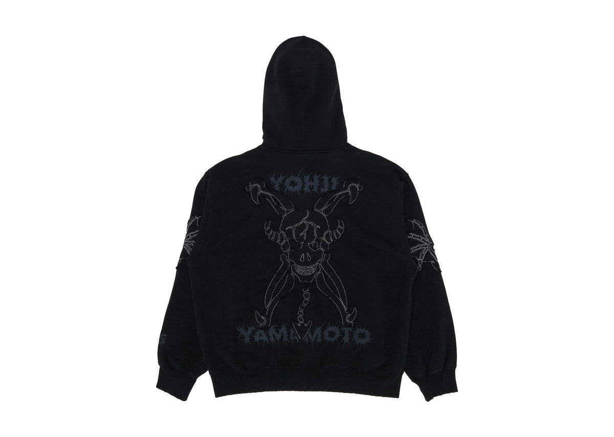 Supreme x Ys Zip Up Hooded Sweatshirt Black