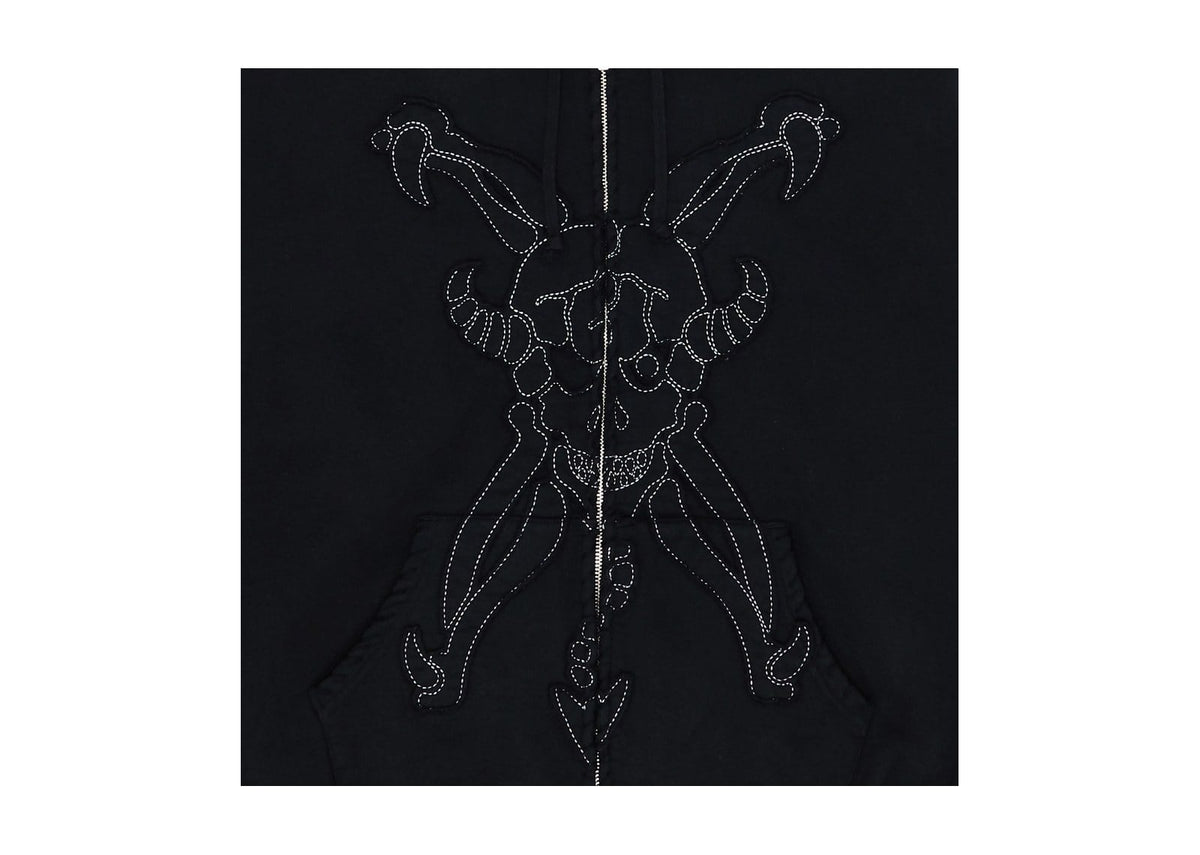Supreme x Ys Zip Up Hooded Sweatshirt Black