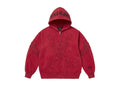 Supreme x Ys Zip Up Hooded Sweatshirt Washed Red