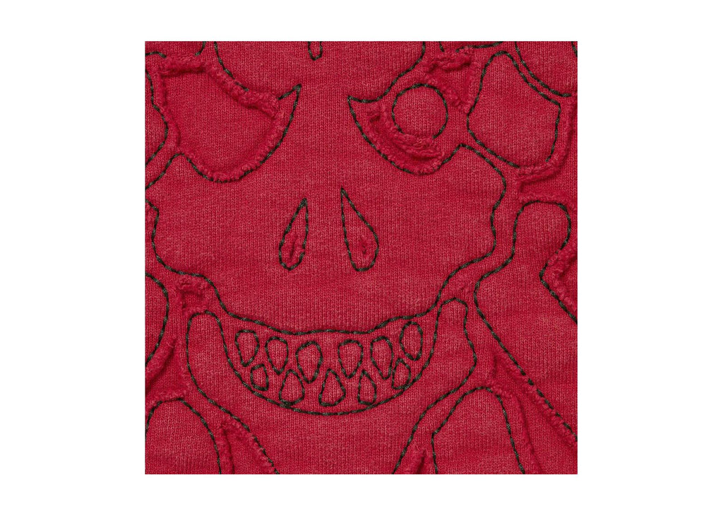 Supreme x Ys Zip Up Hooded Sweatshirt Washed Red