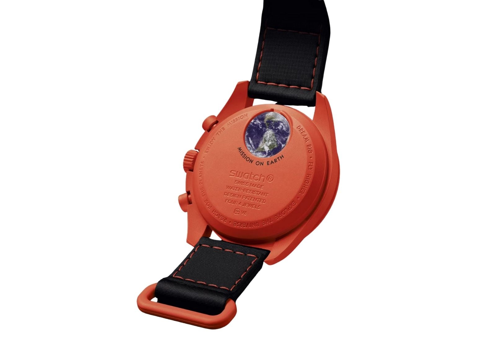Swatchx Omega Bioceramic Moonswatch Mission On Earth Lava