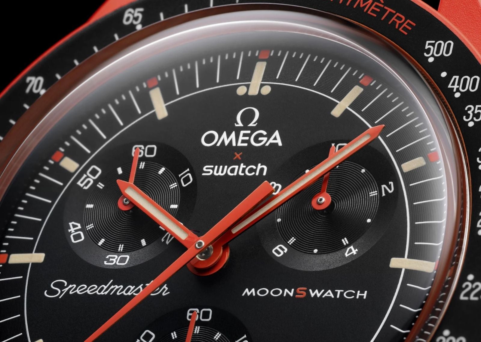 Swatchx Omega Bioceramic Moonswatch Mission On Earth Lava