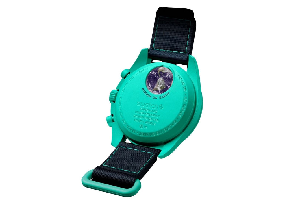 Swatch x Omega Bioceramic Moonswatch Mission On Earth Polar Lights