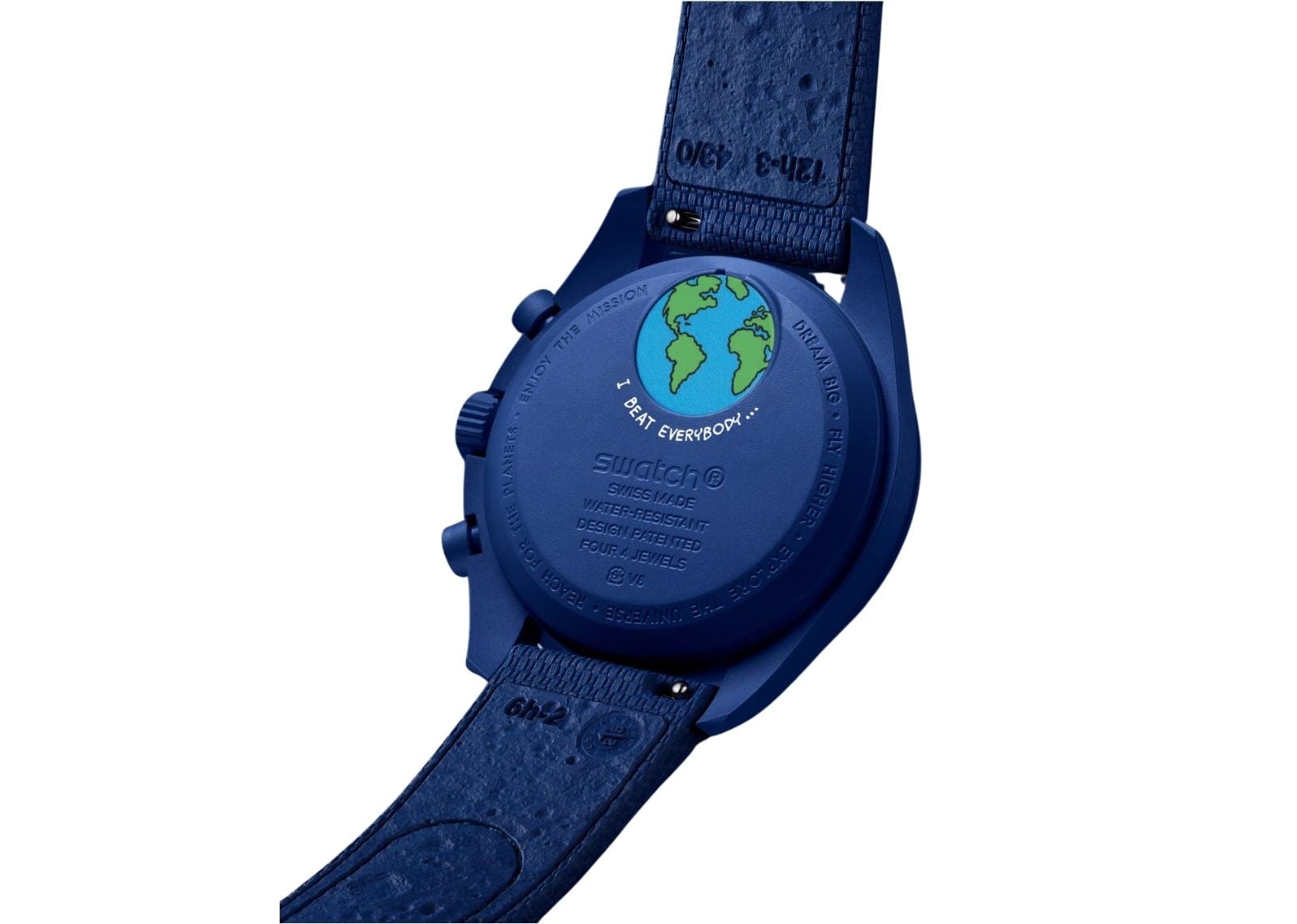 Swatchx Omega Bioceramic Moonswatch Mission To Earthphase Moonshine Gold Snoopy