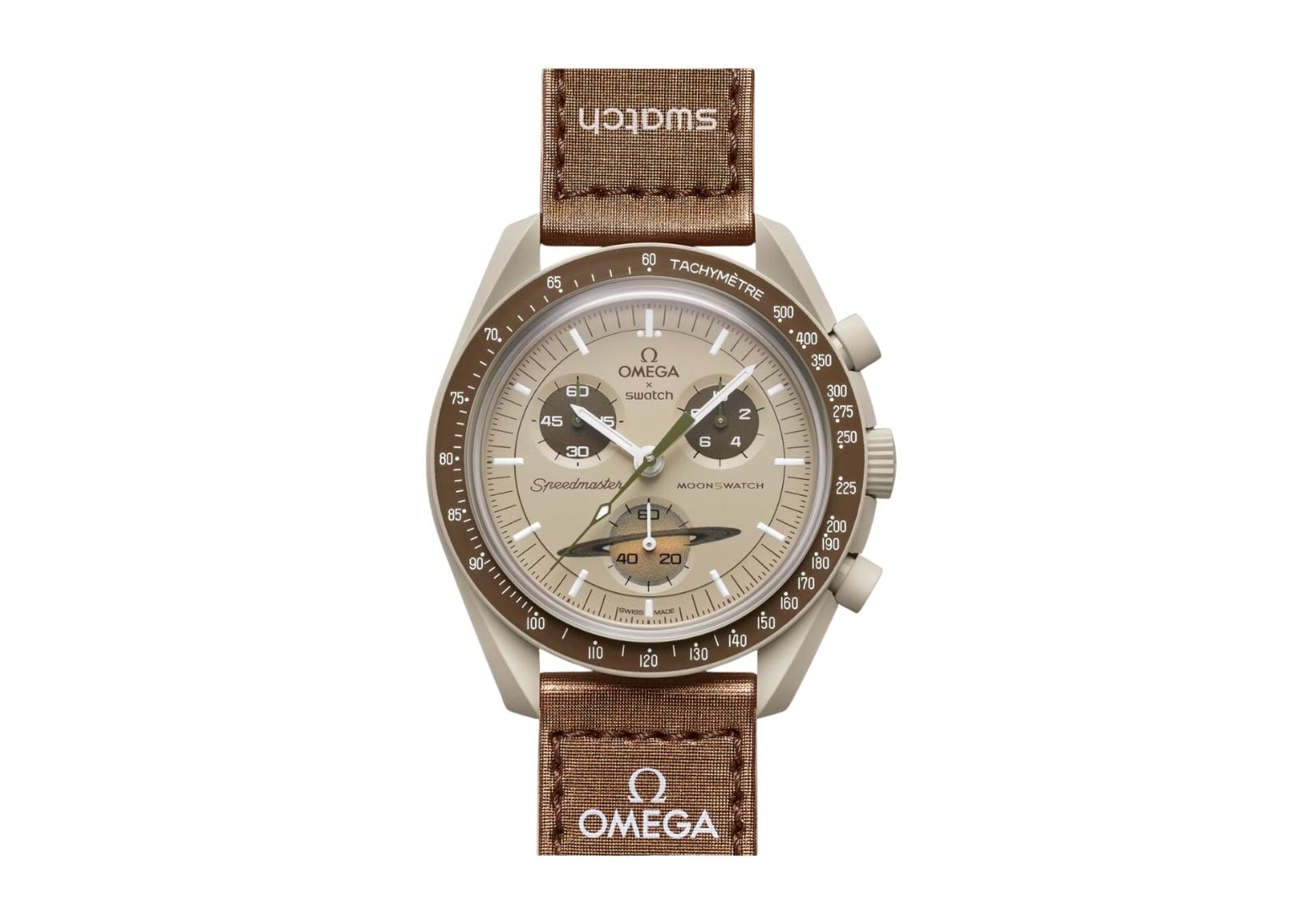 Swatchx Omega Bioceramic Moonswatch Mission to Saturn