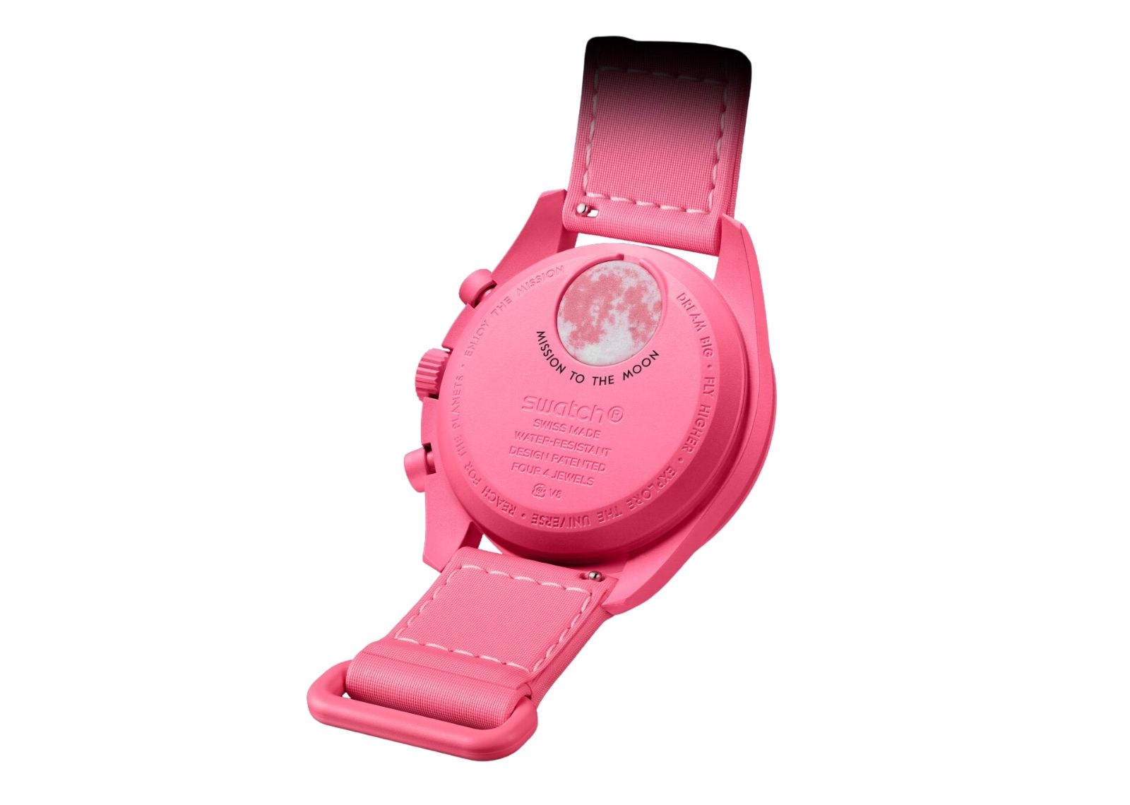 Swatchx Omega Bioceramic Moonswatch Mission to the Pink Moon