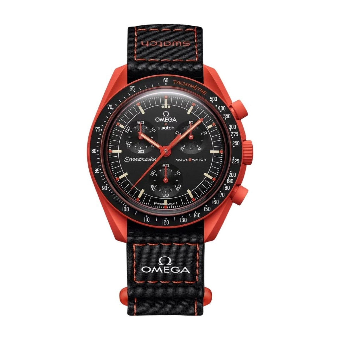 Swatch x Omega Bioceramic Moonswatch Mission On Earth Lava