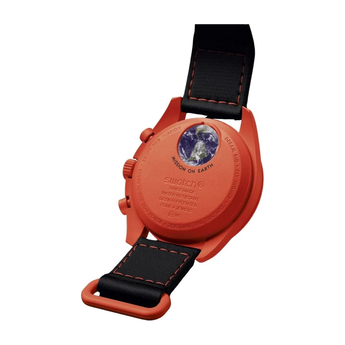 Swatch x Omega Bioceramic Moonswatch Mission On Earth Lava