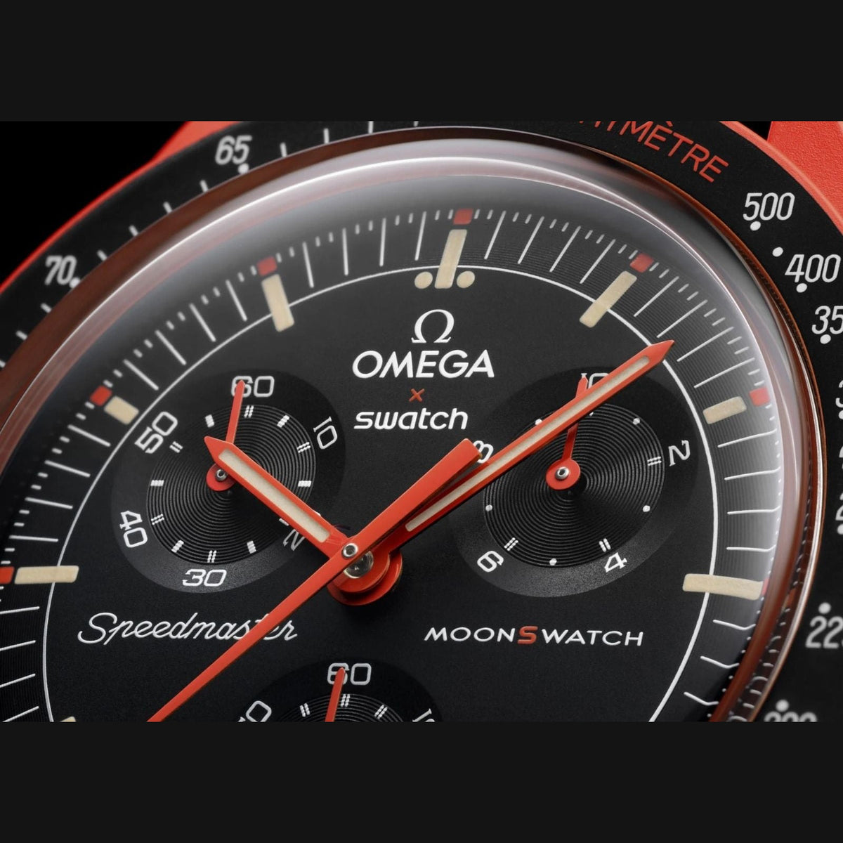 Swatch x Omega Bioceramic Moonswatch Mission On Earth Lava