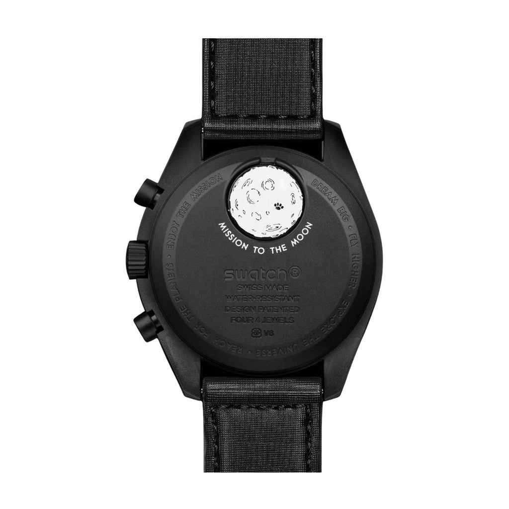 Swatch x Omega Bioceramic Moonswatch Mission To Moonphase New Moon