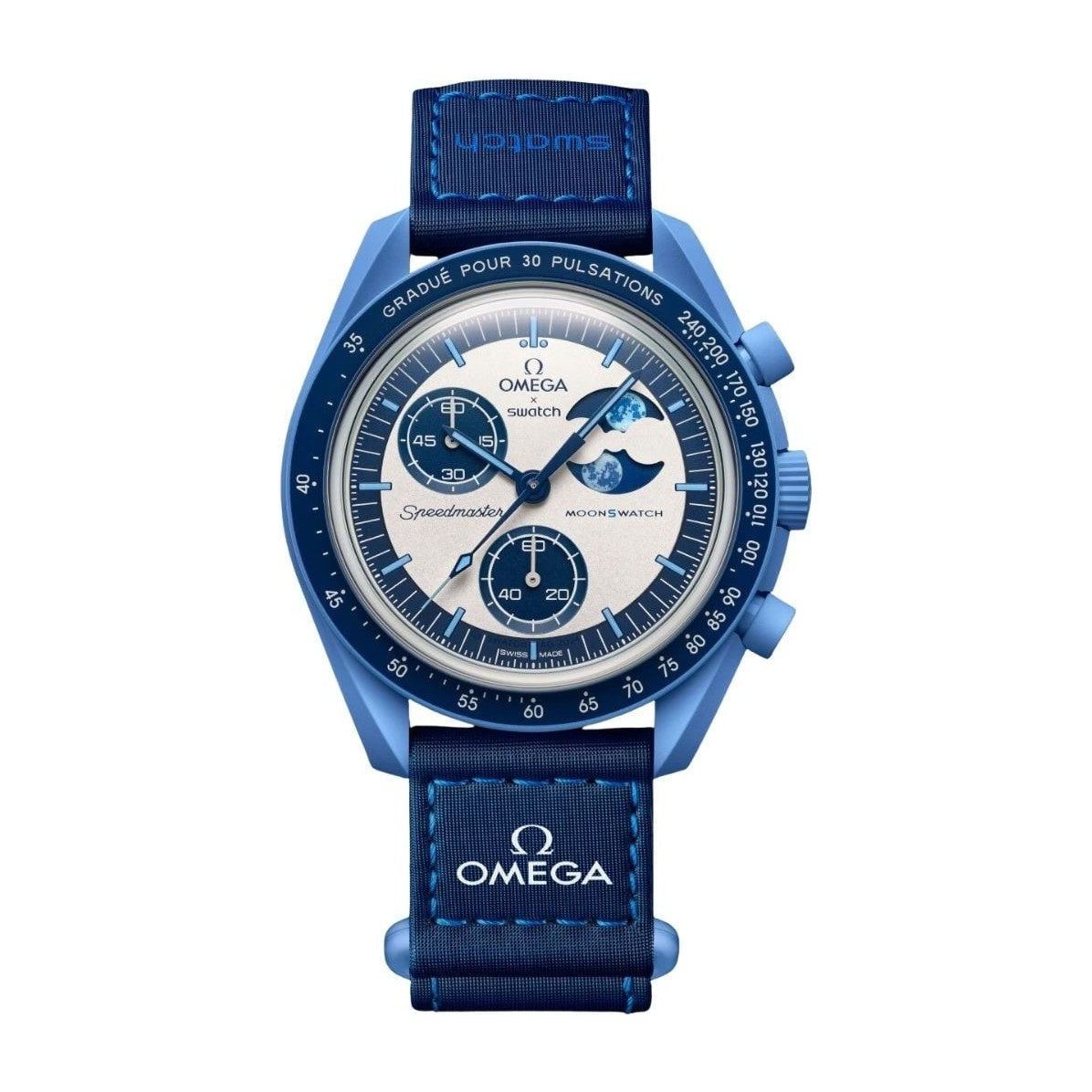 Swatch x Omega Bioceramic Moonswatch Mission to the Super Blue Moonphase