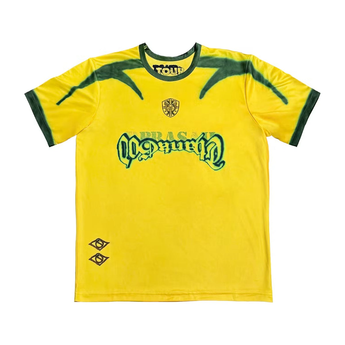Travis Scott Brazil Soccer Jersey Yellow