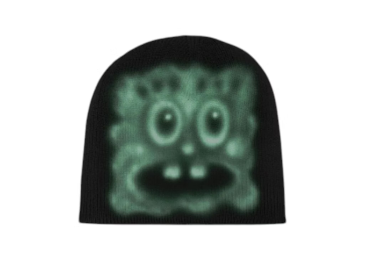 Travis Scott Cactus Jack x Spongebob Bikini Bottom Beanie Black
