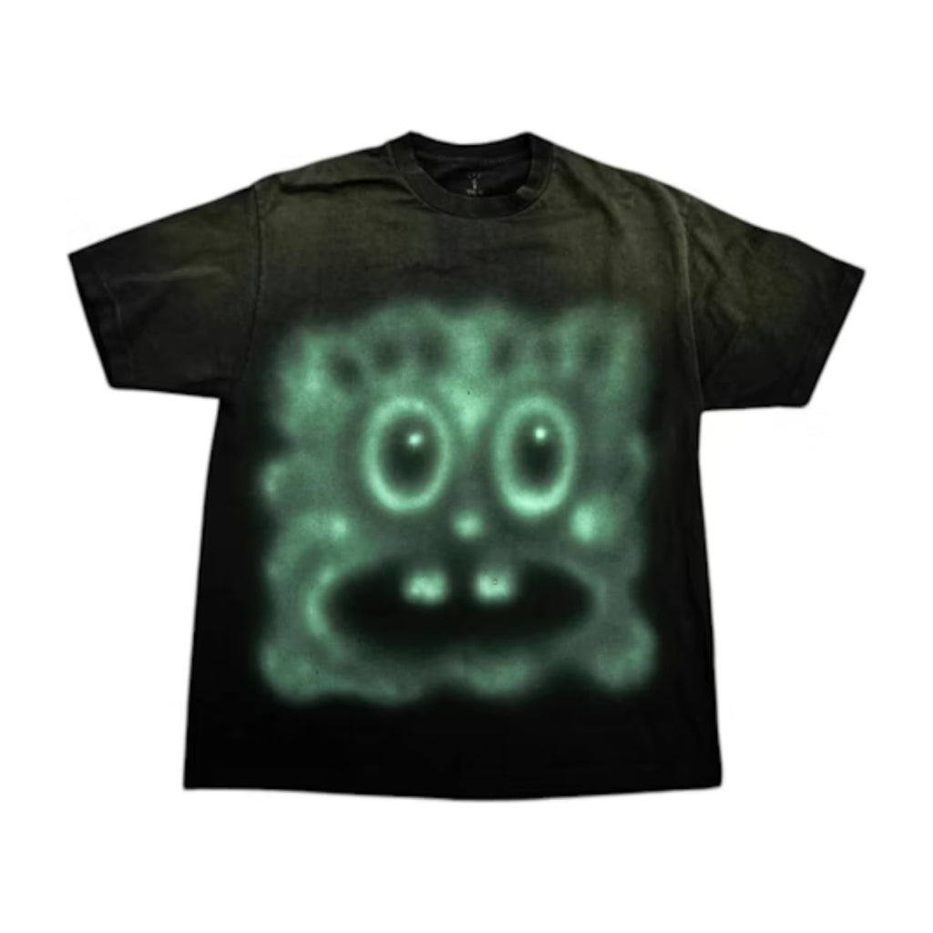 Travis Scott Cactus Jack x Spongebob Krabby Patty Tee Black