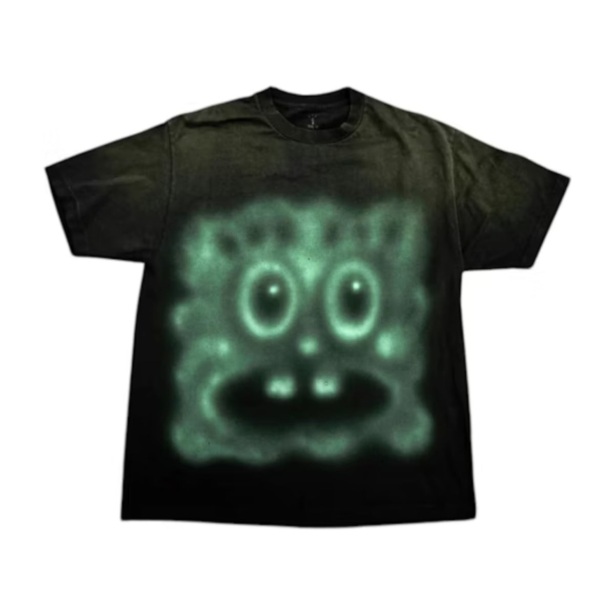 Travis Scott Cactus Jack x Spongebob Krabby Patty Tee Black