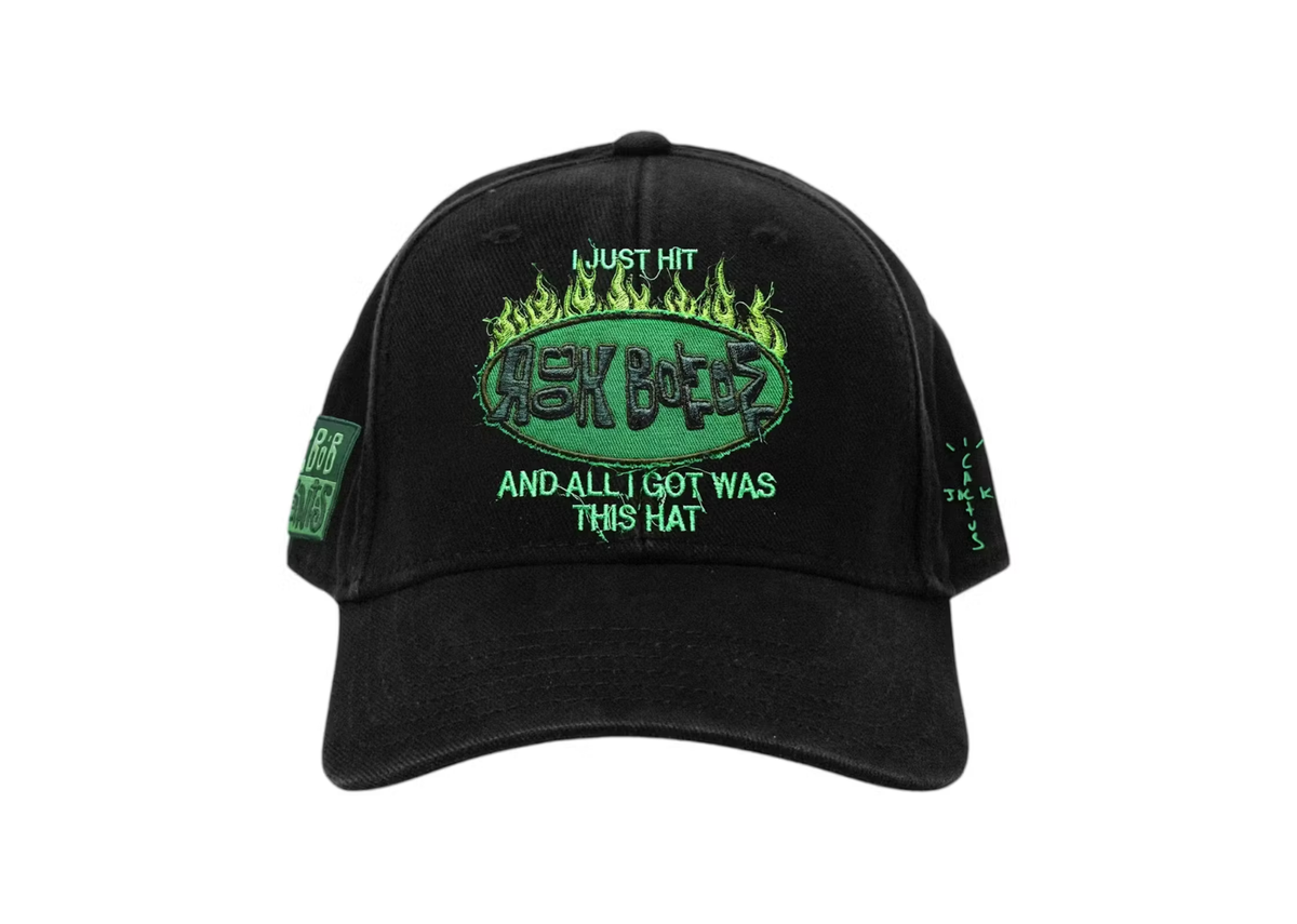 Travis Scott Cactus Jack x Spongebob Rock Bottom Hat Black