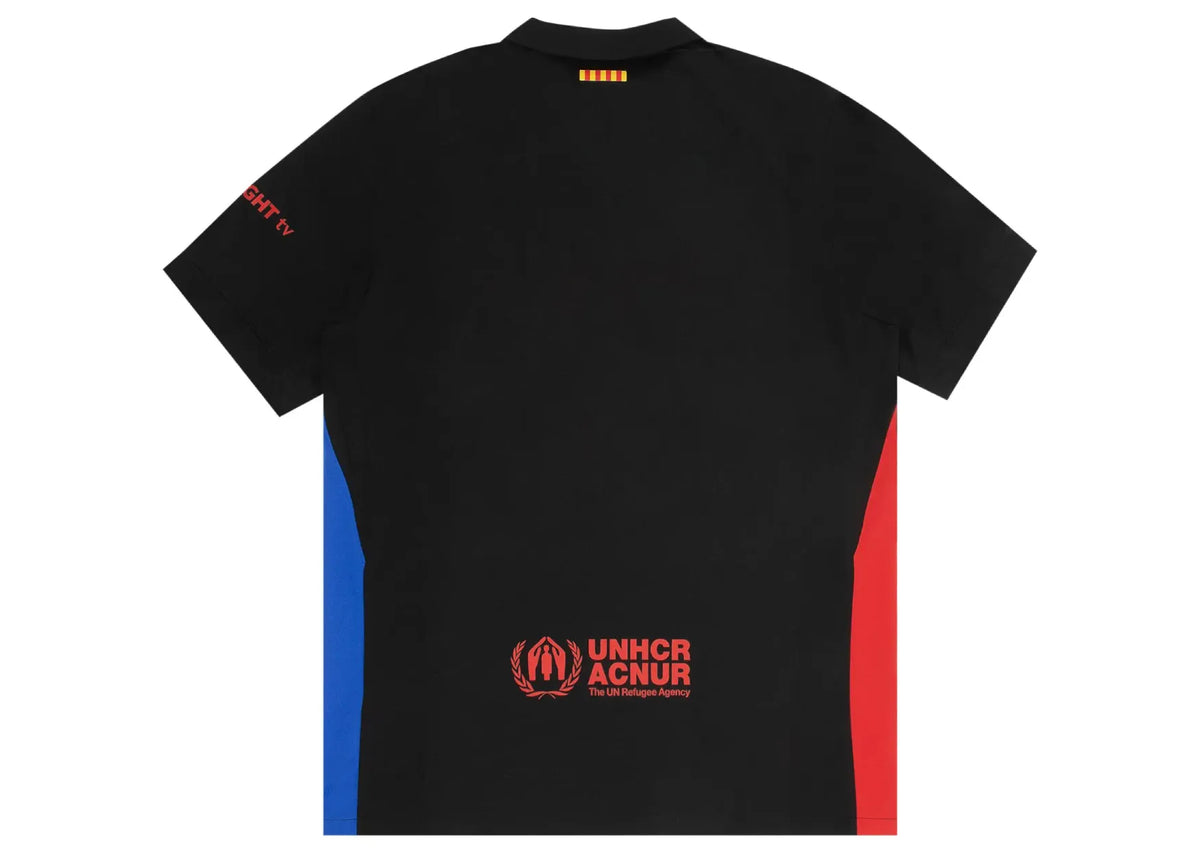Travis Scott x FC Barcelona 2024/25 Match Away Cactus Jack Jersey Black