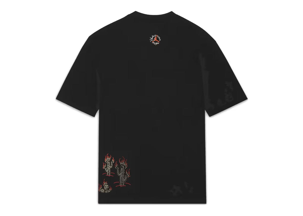 Travis Scott x Jordan Flight Graphic T-Shirt Black