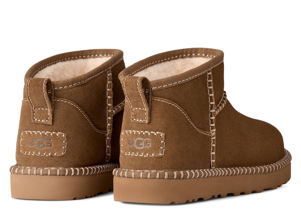 UGG Classic Ultra Mini Botanic Boot Light Bronze (W)