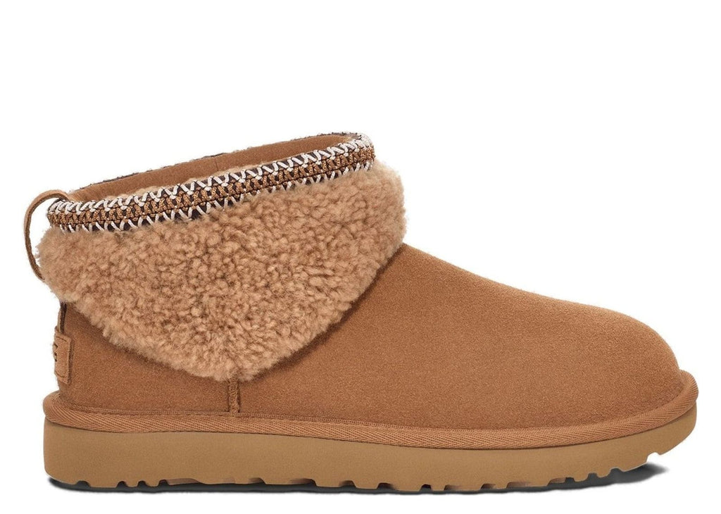 UGG Classic Ultra Mini Maxi Curly Boot Chestnut (W)