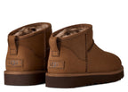 UGG Classic Ultra Mini Nubuck Boot Dark Chestnut (W)