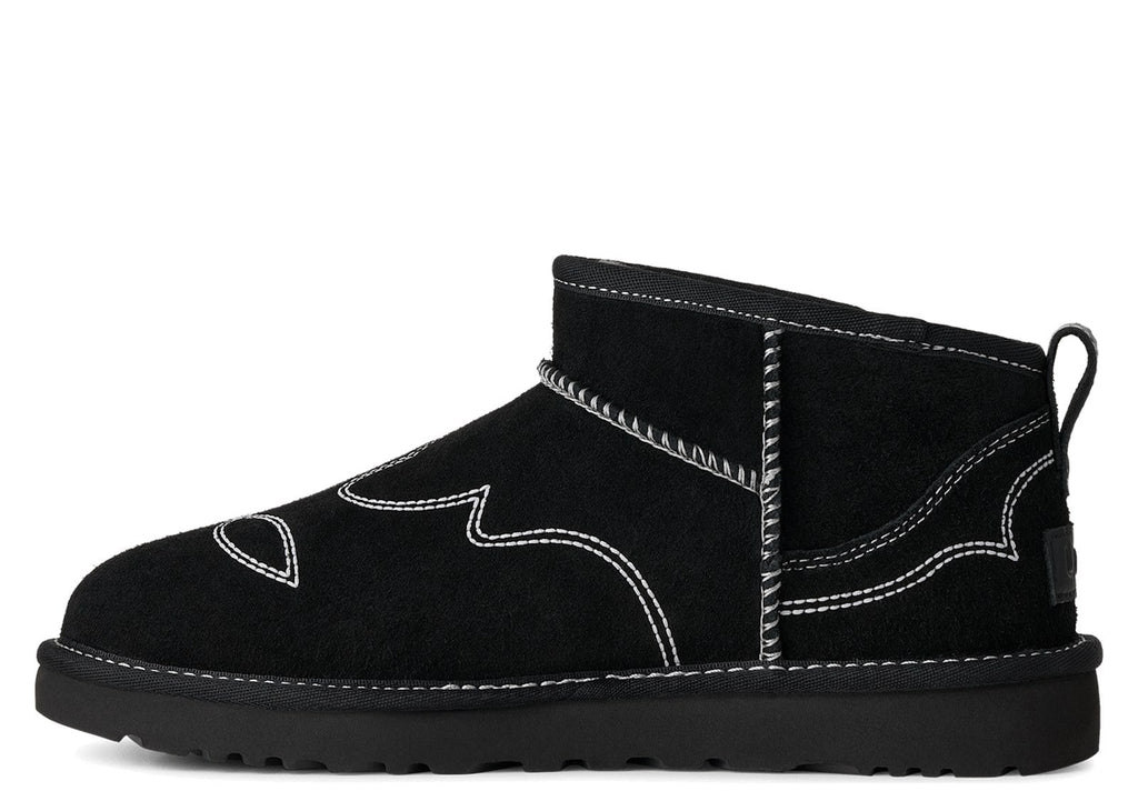 UGG Classic Ultra Mini Western Boot Black (W)