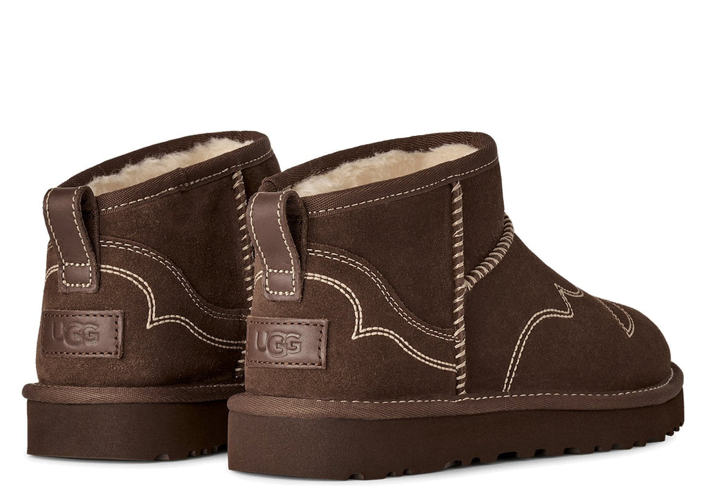 UGG Classic Ultra Mini Western Boot Burnt Cedar (W)