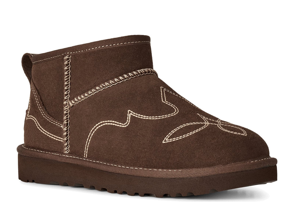 UGG Classic Ultra Mini Western Boot Burnt Cedar (W)