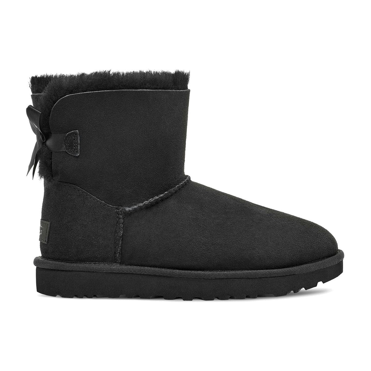 UGG Mini Bailey Bow II Boot Black (W)