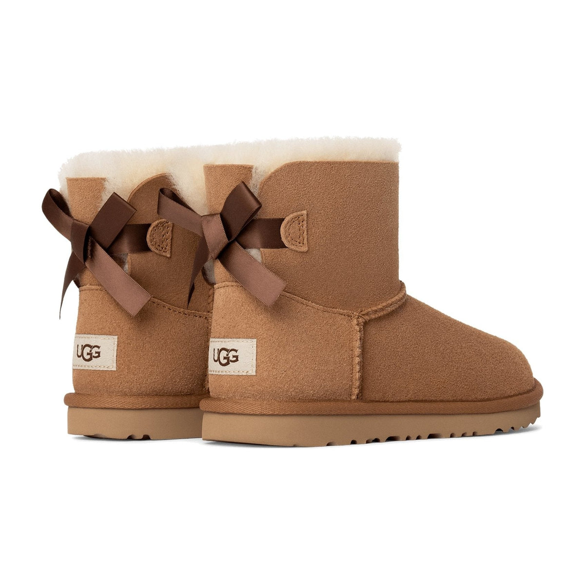 UGG Mini Bailey Bow II Boot Chestnut (GS)