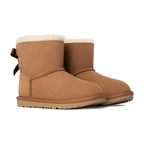 UGG Mini Bailey Bow II Boot Chestnut (GS)