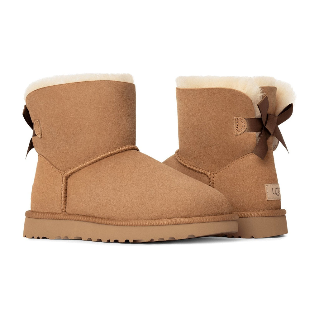 UGG Mini Bailey Bow II Boot Chestnut (W)