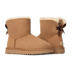 UGG Mini Bailey Bow II Boot Chestnut (W)