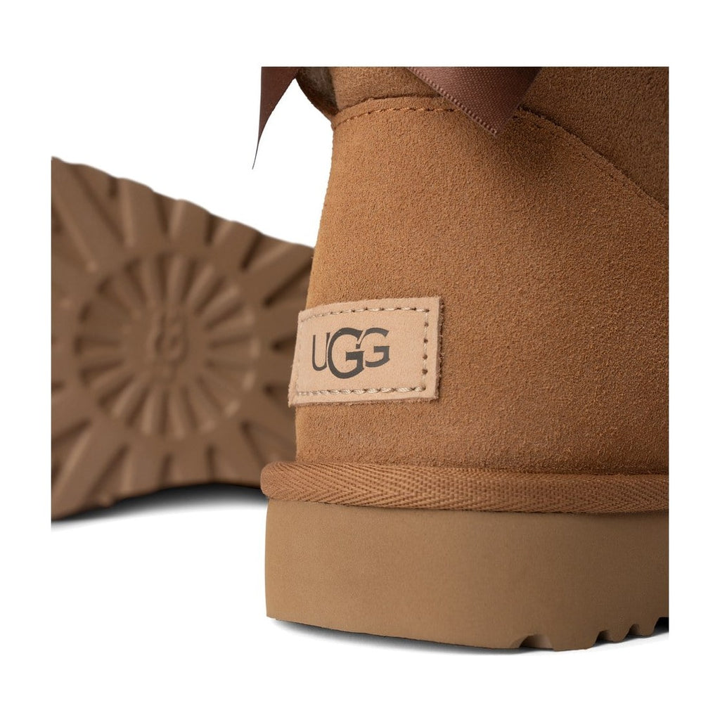 UGG Mini Bailey Bow II Boot Chestnut (W)