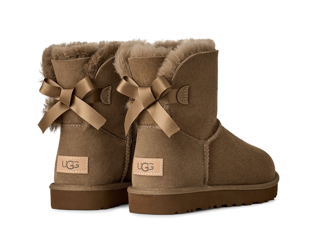 UGG Mini Bailey Bow II Boot Light Bronze (W)