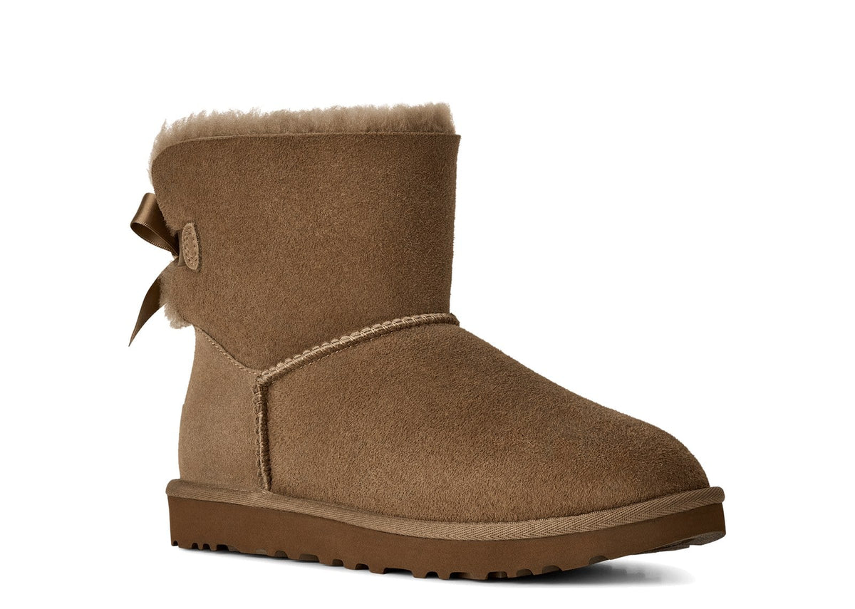 UGG Mini Bailey Bow II Boot Light Bronze (W)
