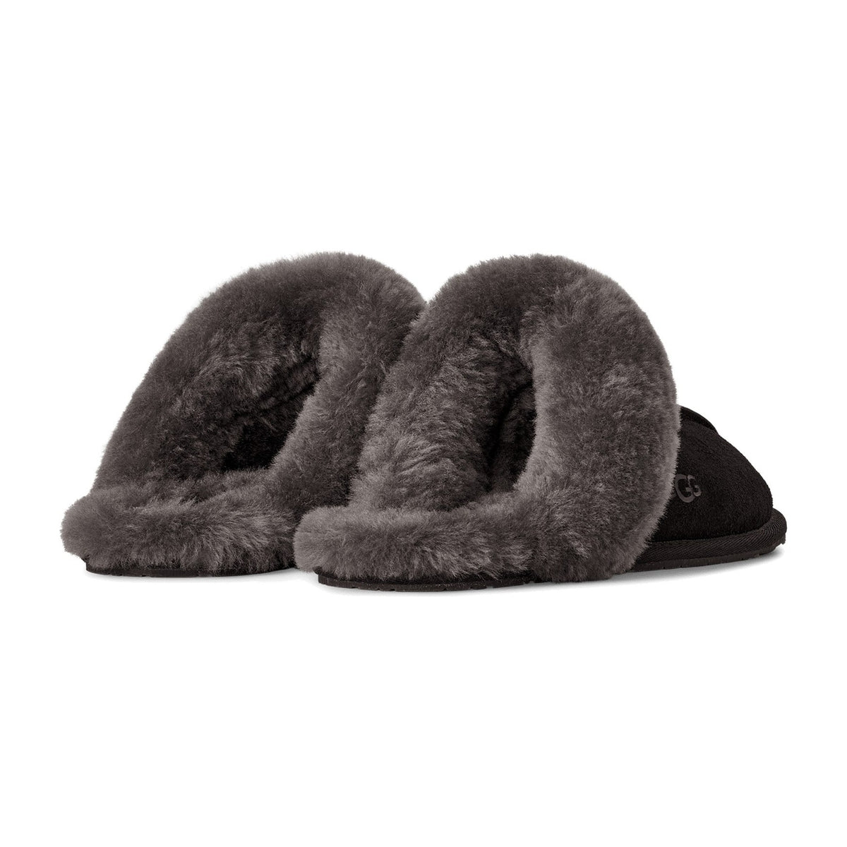 UGG Scuffette II Slipper Black Grey (W)