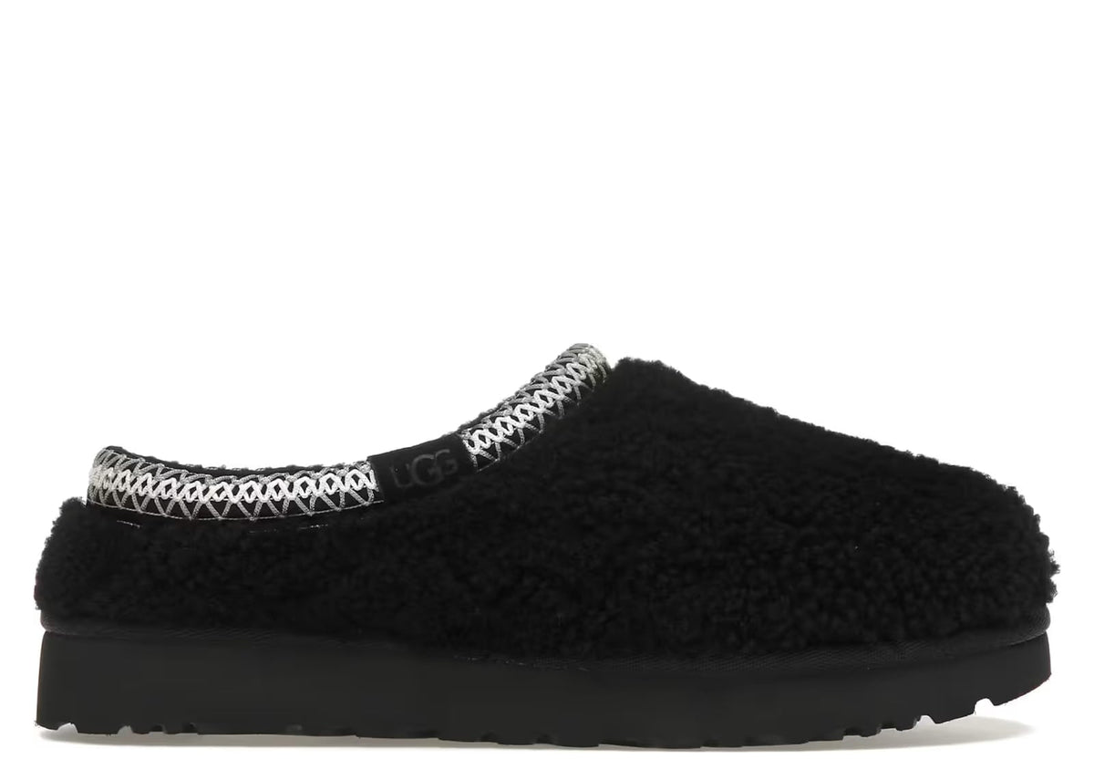 UGG Tasman Maxi Curly Slipper Black (W)
