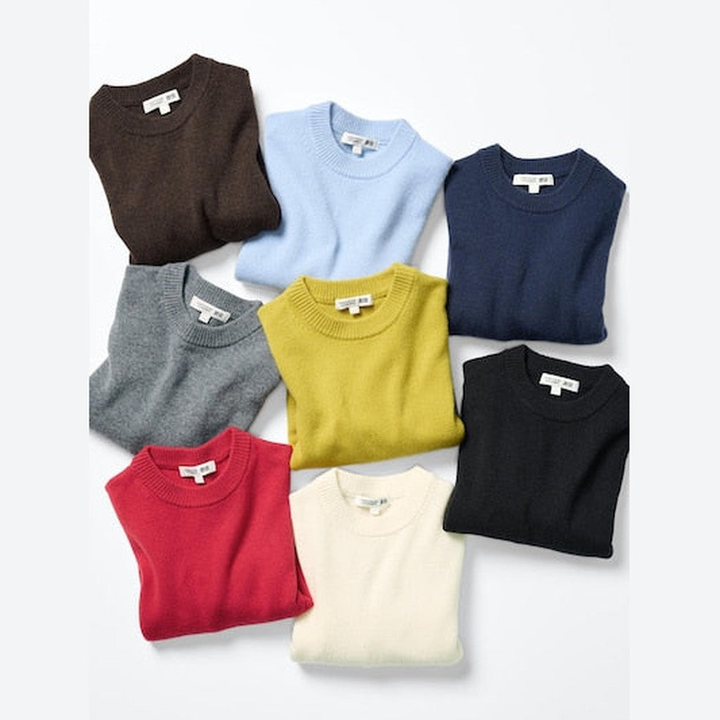 UNIQLO 100% Lambswool Crew Neck Jumper - 07 GREY