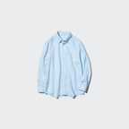 UNIQLO 100% Premium Linen Shirt - 09 BLACK