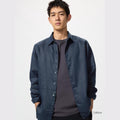 UNIQLO 100% Premium Linen Shirt - 69 NAVY